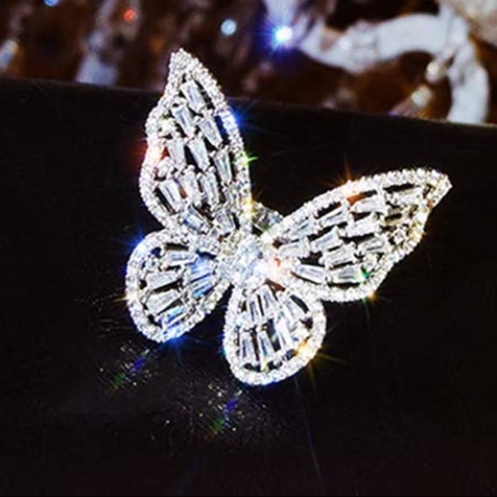 CZ Butterfly Ring - Picture 3 of 9